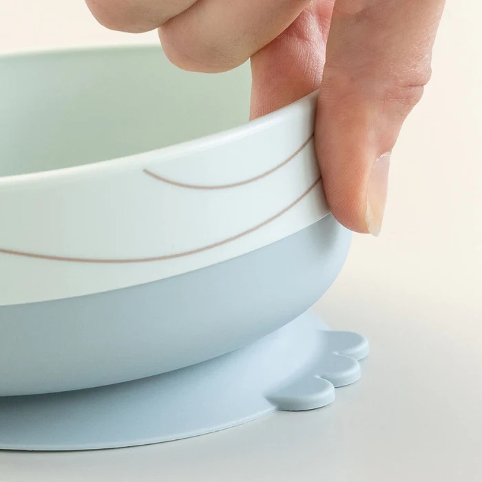 DoneByDeer Set Alimentación Ventosa Wally Azul