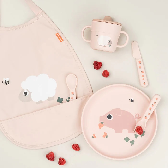 DoneByDeer Plato Granja Rosa