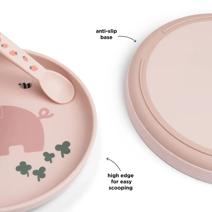 DoneByDeer Plato Granja Rosa