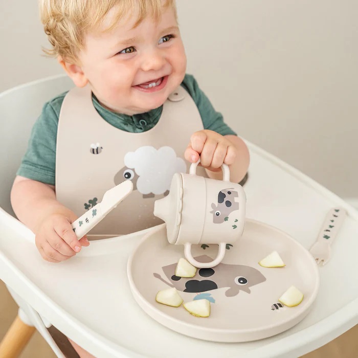 DoneByDeer Vaso con Asas Granja Arena