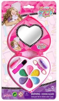 Petaca Maquillaje Corazón Espejo