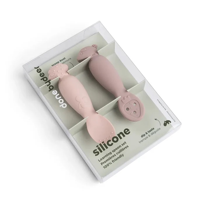 DoneByDeer Cucharas de Iniciación Granja Rosa