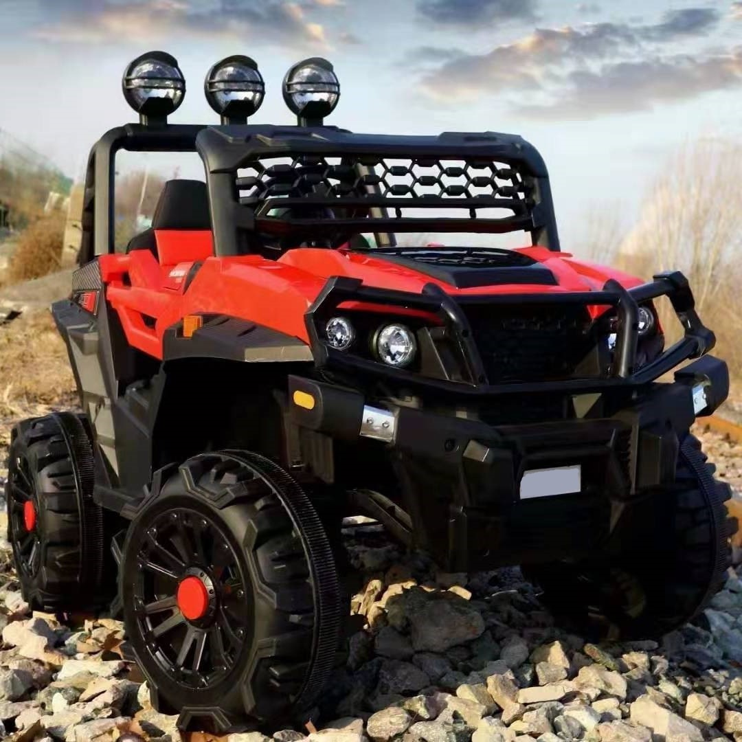 Bebesit Jeep a Bateria Doble 12V Rojo