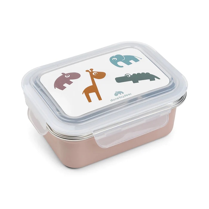 DoneByDeer Metal lunch box Deer friends Powder