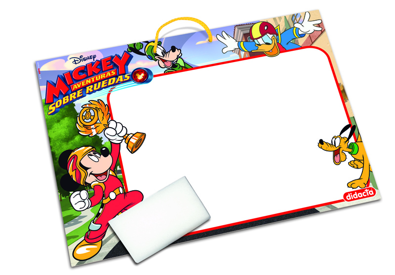 ZULU Pizarra Doble Faz en Madera Mickey