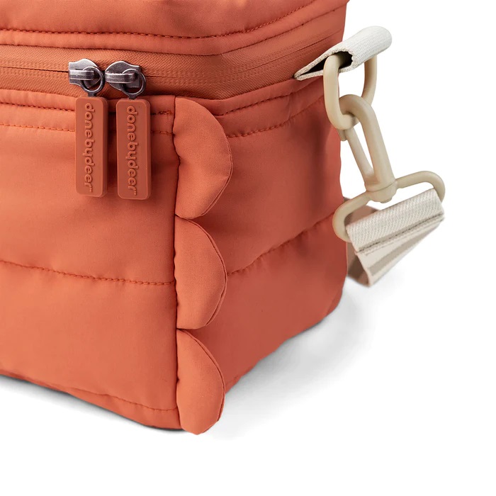 DoneByDeer Lunchera Térmica Croco Papaya