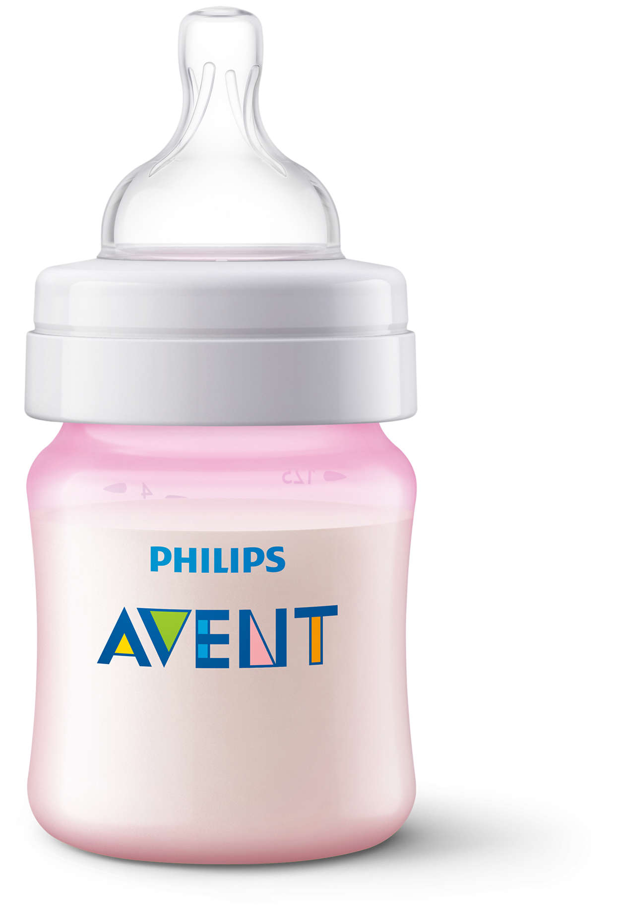 AVENT Biberón Classic 125 ml Rosa