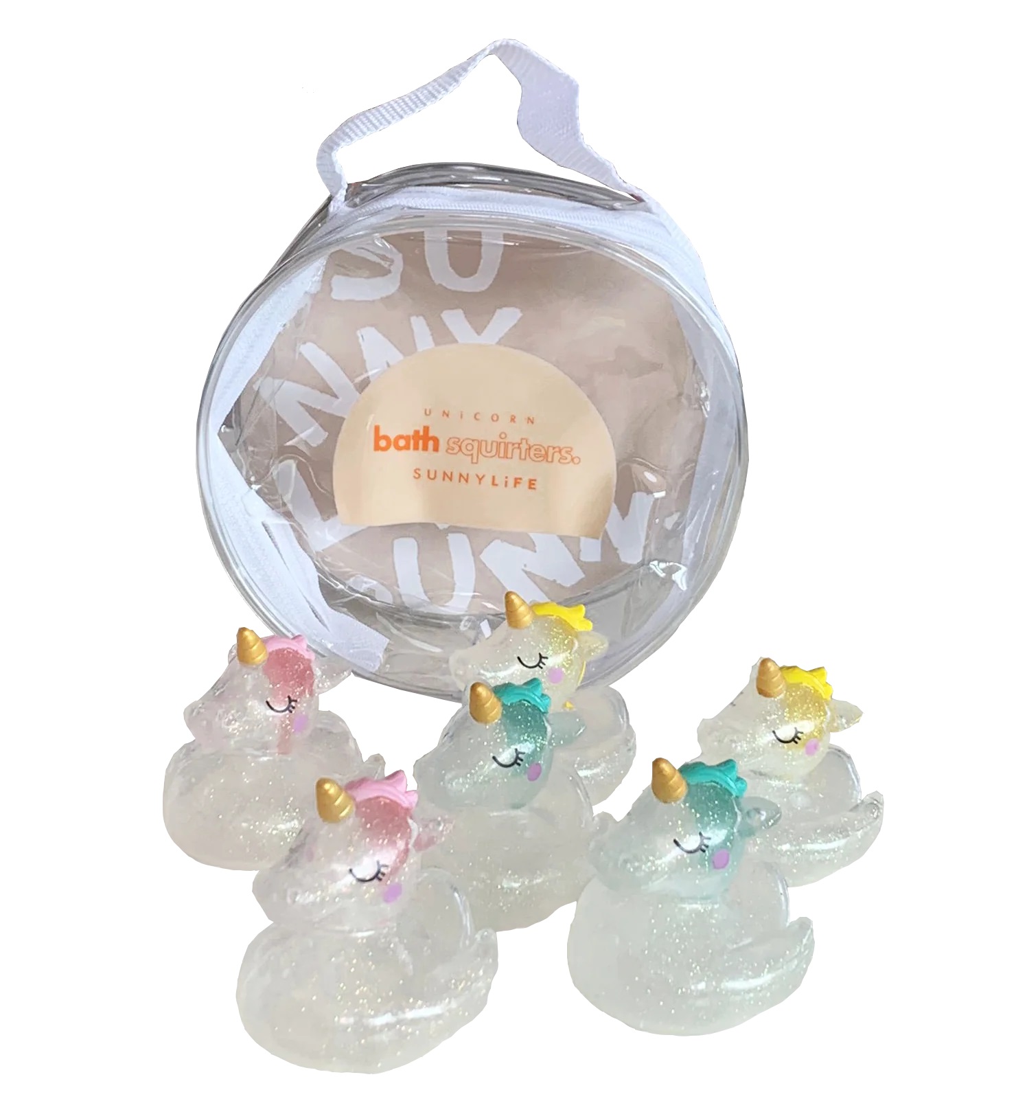 sunnylife Set x6 Jueguitos de Baño Ballenas