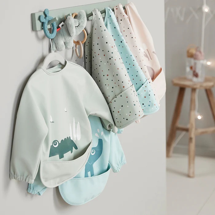 Done by deer Sleeved pocket bib Ozzo Powder