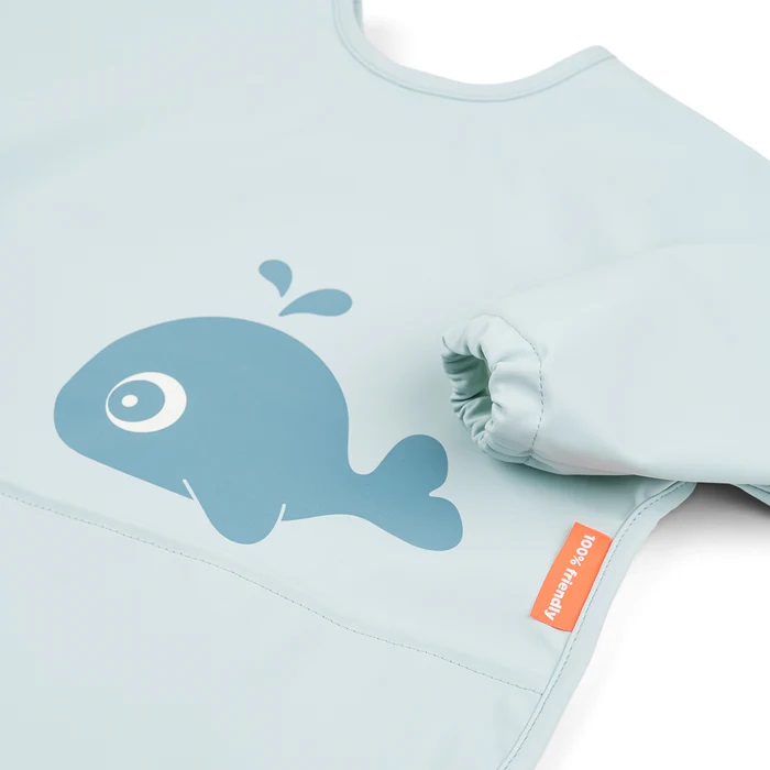 DoneByDeer Babero Mangas y Bolsillo Wally Azul