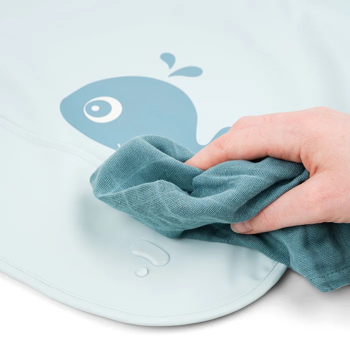 DoneByDeer Babero Mangas y Bolsillo Wally Azul