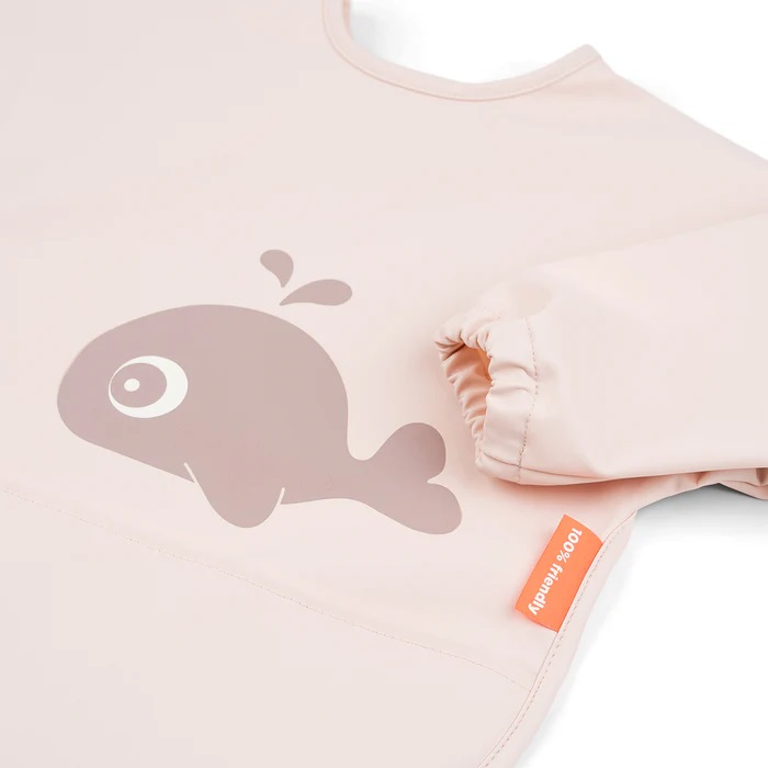 DoneByDeer Babero Mangas y Bolsillo Wally Rosa