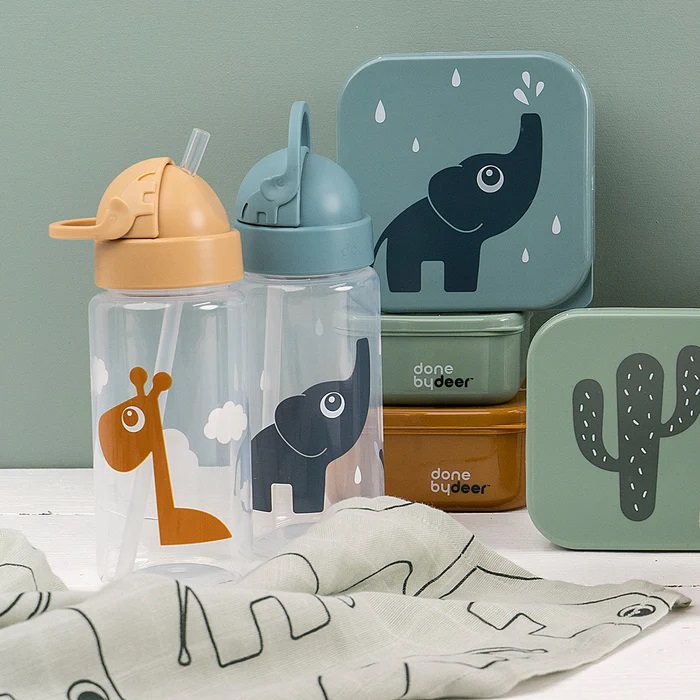 DONE BY DEERStraw bottle Raffi Mustard