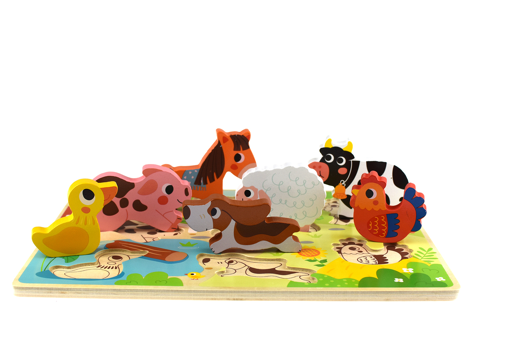 Tooky Toy Puzzle de Granja