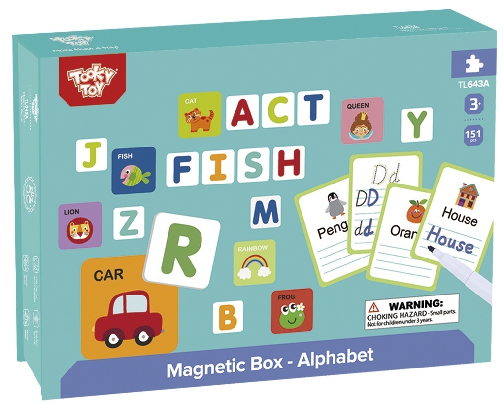 Tooky Toy Caja Magnética alfabeto