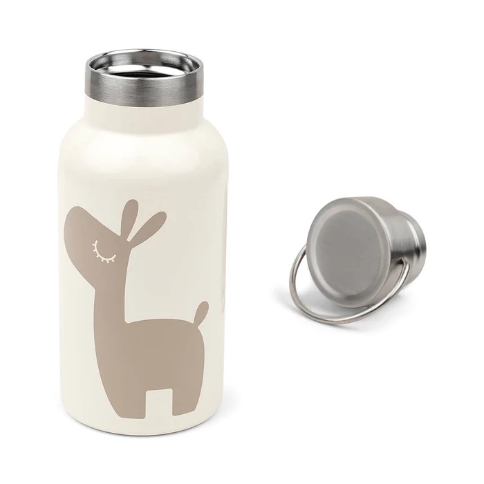 DONE BY DEER Thermo metal bottle Lalee Sand