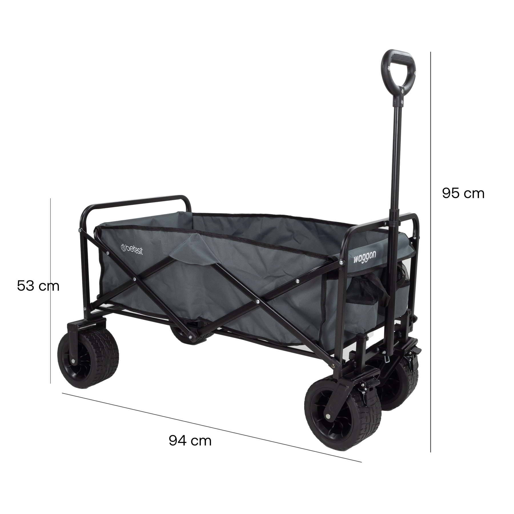 Bebesit Waggon Carro Multiuso Plegable Gris