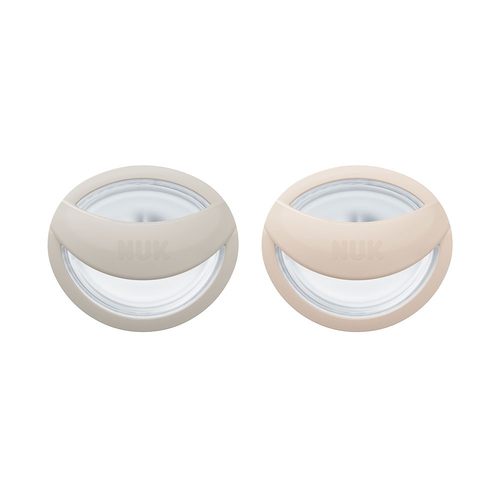 Nuk Chupete Silicona Mommyfeel x2 talle 1 gris