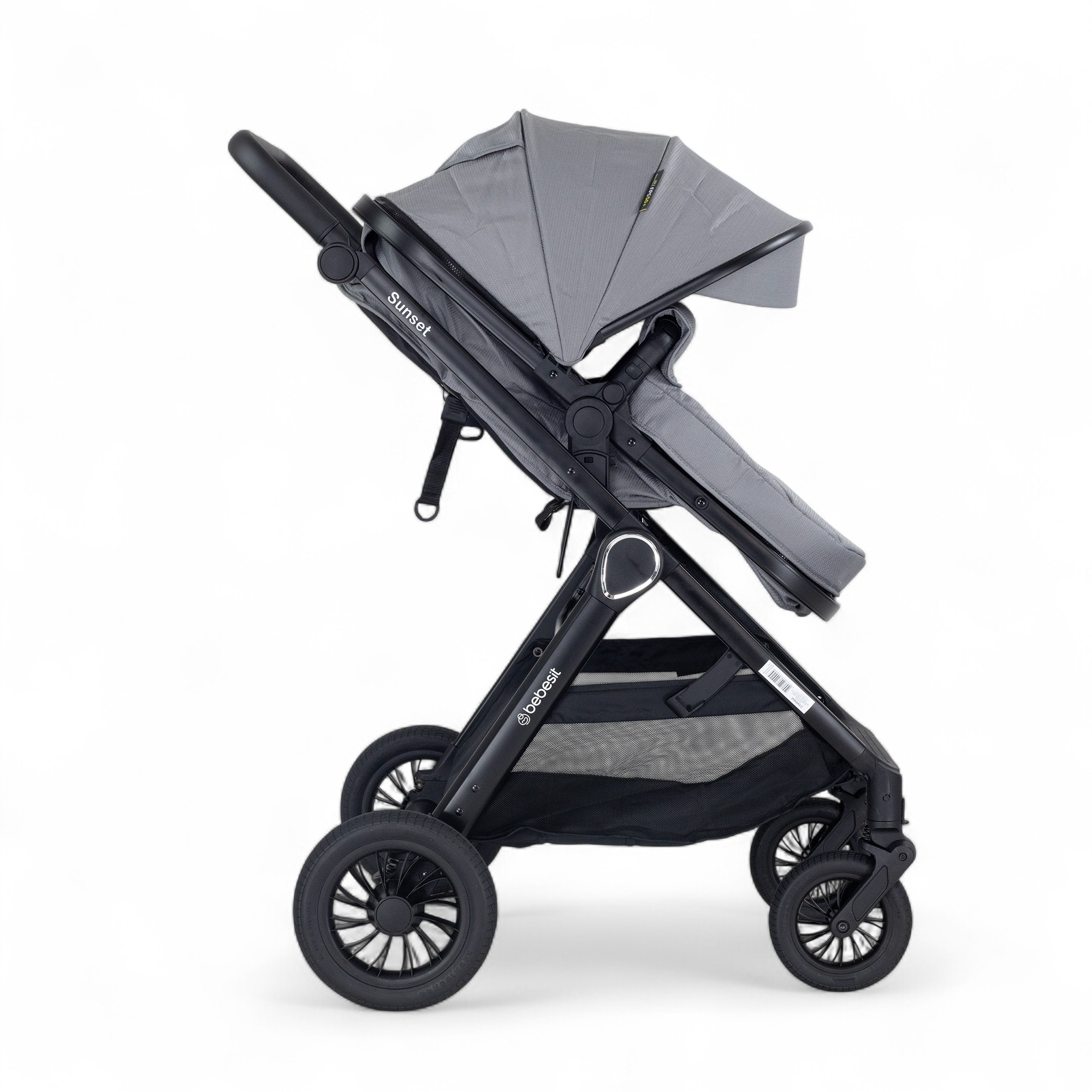 BEBESIT SUNSET TS con Baby Silla y Base gris  Isofix