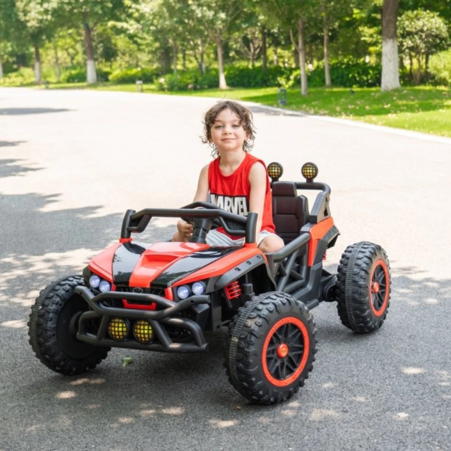 Bebesit Auto Jeep a Batería X-Treme Roja