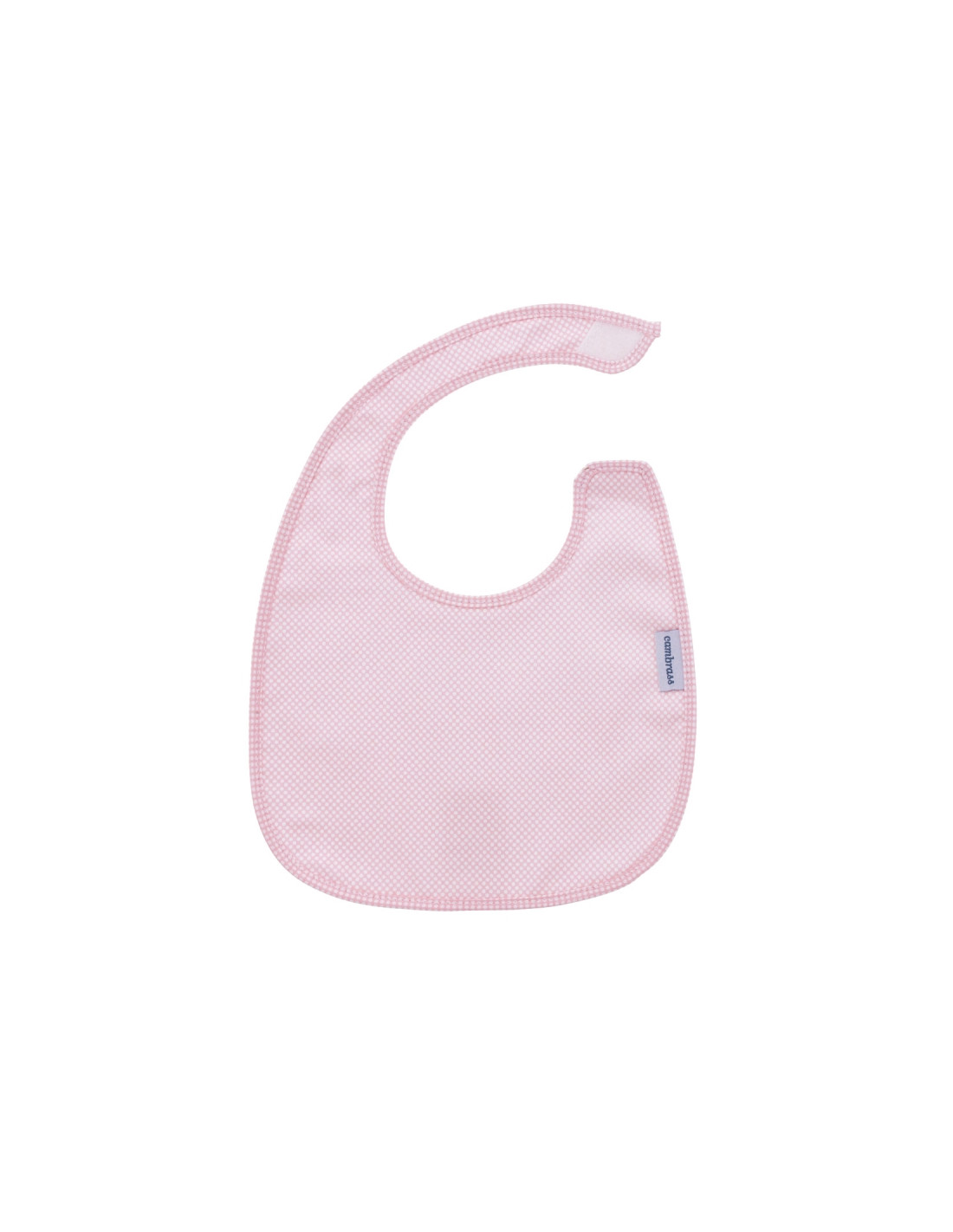 Cambrass Babero Cuadrado c/Velcro Essentia Rosa