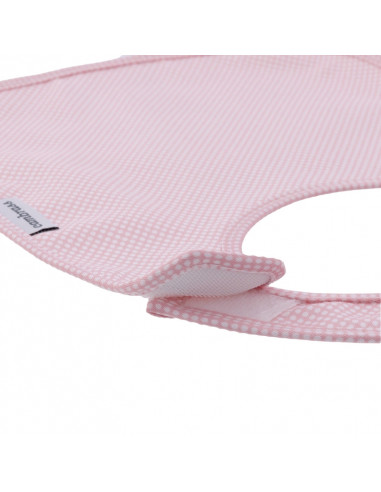 Cambrass Babero Cuadrado c/Velcro Essentia Rosa