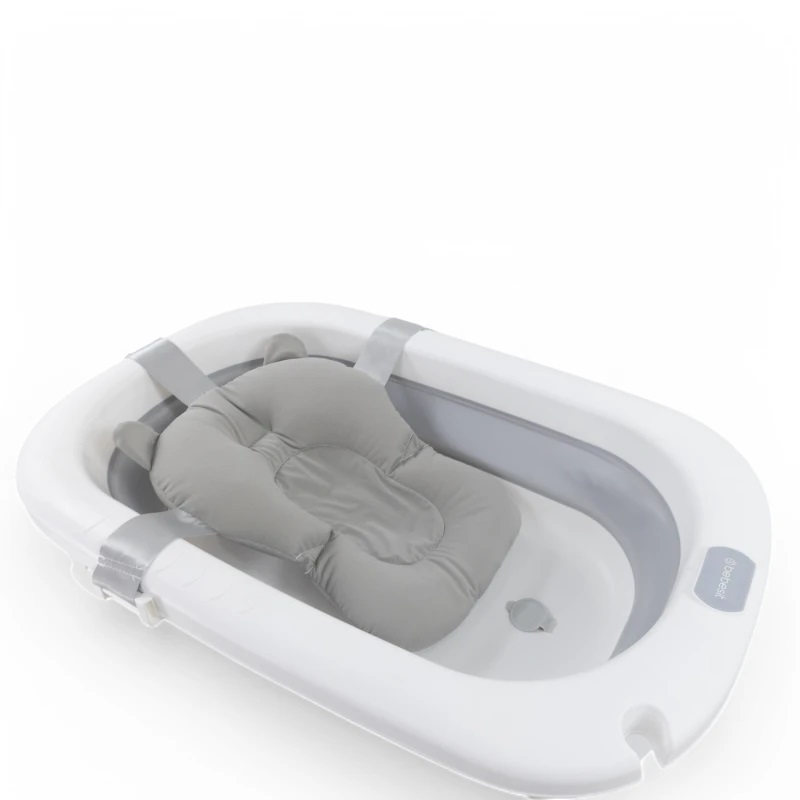 Bebesit Bañera Plegable con almohadon y reductor GRIS
