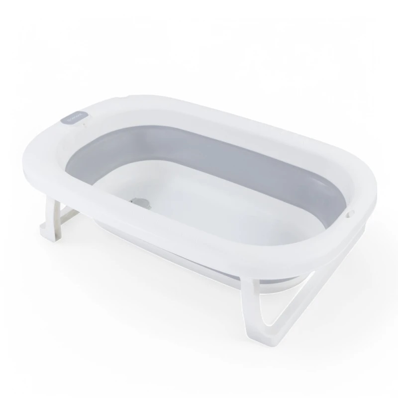 Bebesit Bañera Plegable con almohadon y reductor GRIS