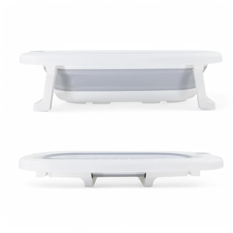 Bebesit Bañera Plegable con almohadon y reductor GRIS