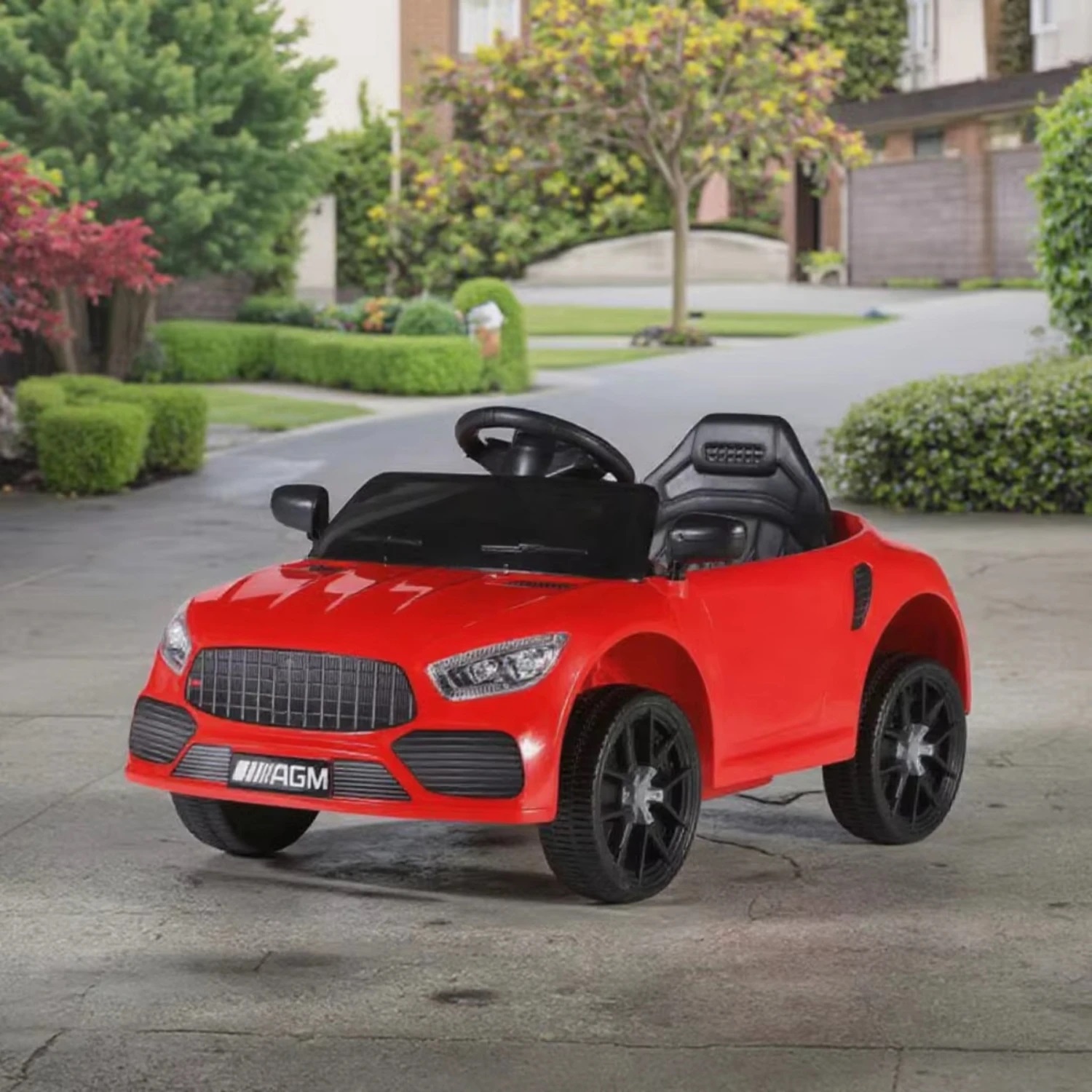 Bebesit Auto a batería 6v - Rojo