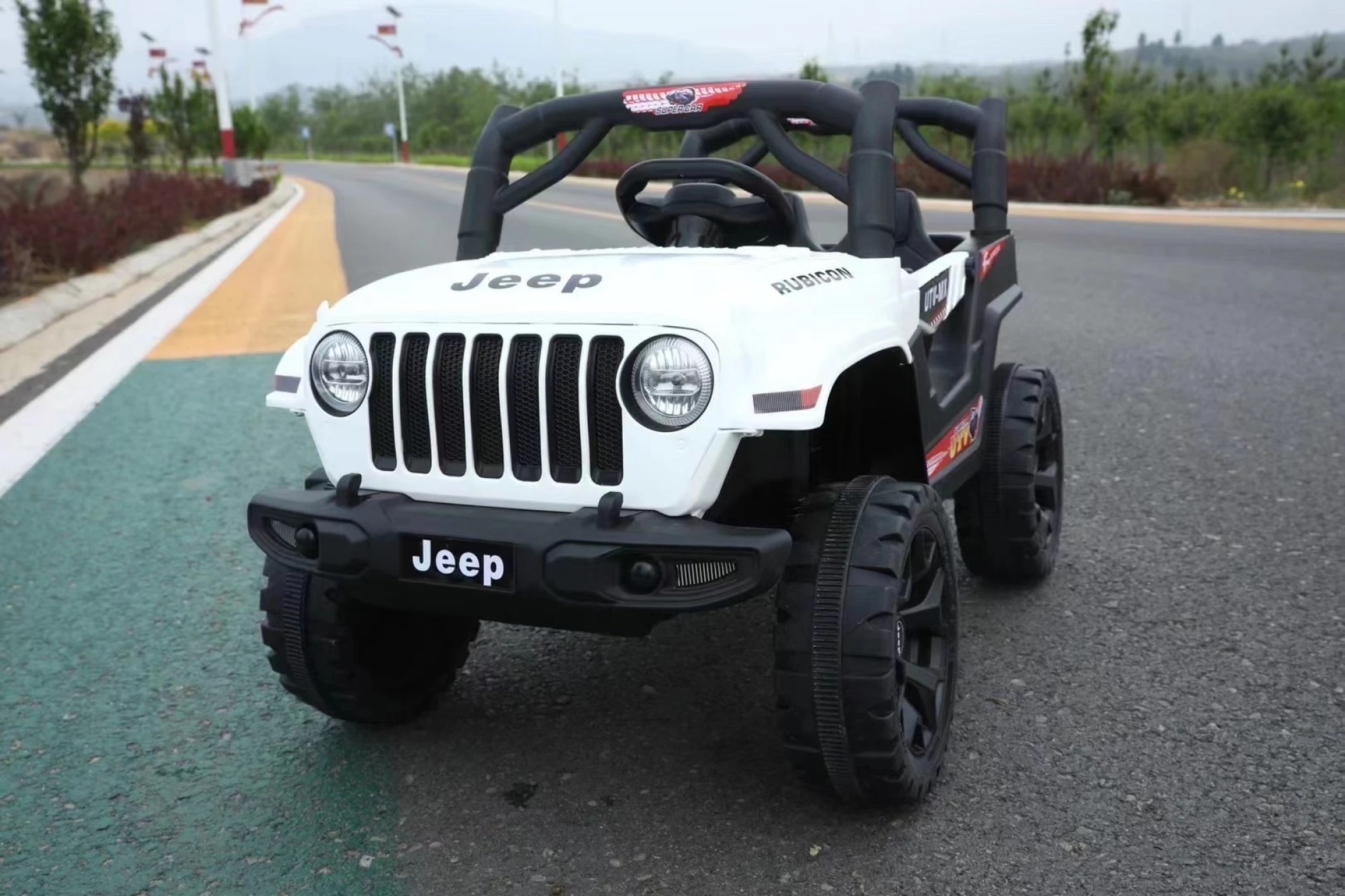 Bebesit Jeep renegade 2 motores- Blanco