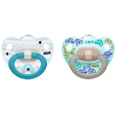 NUK Chupete Happy Days 0-6 m Blue