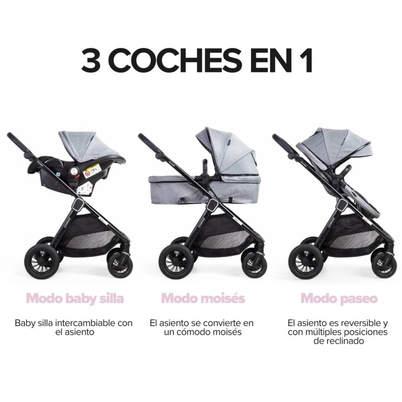 BEBESIT SUNSET TS con Baby Silla y Base Isofix