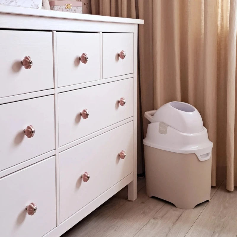 Bebesit Contenedor de Pañales DIAPER CHAMP Beige