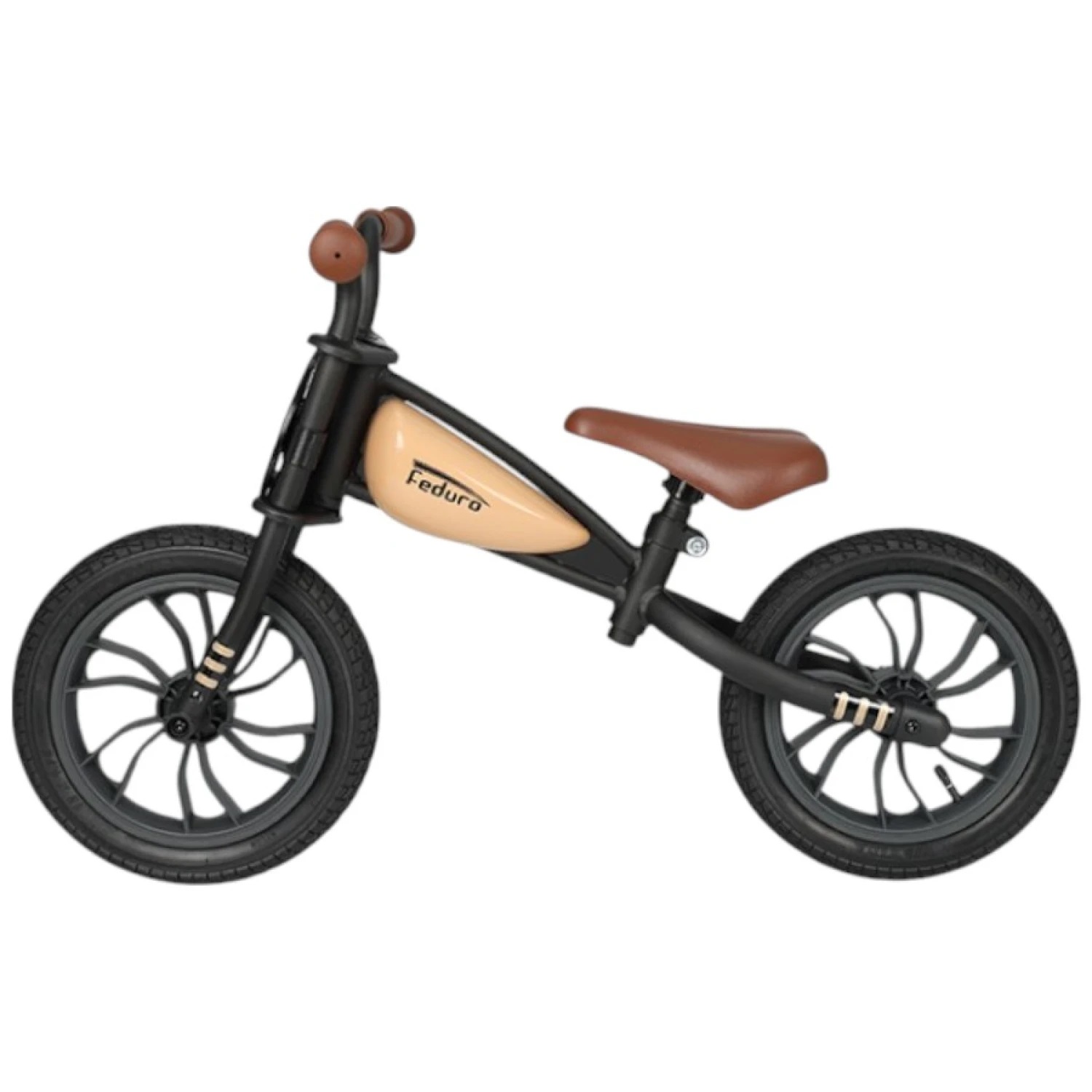 Qplay Bicicleta S/Pedales Feduro Air Super Deluxe Beige