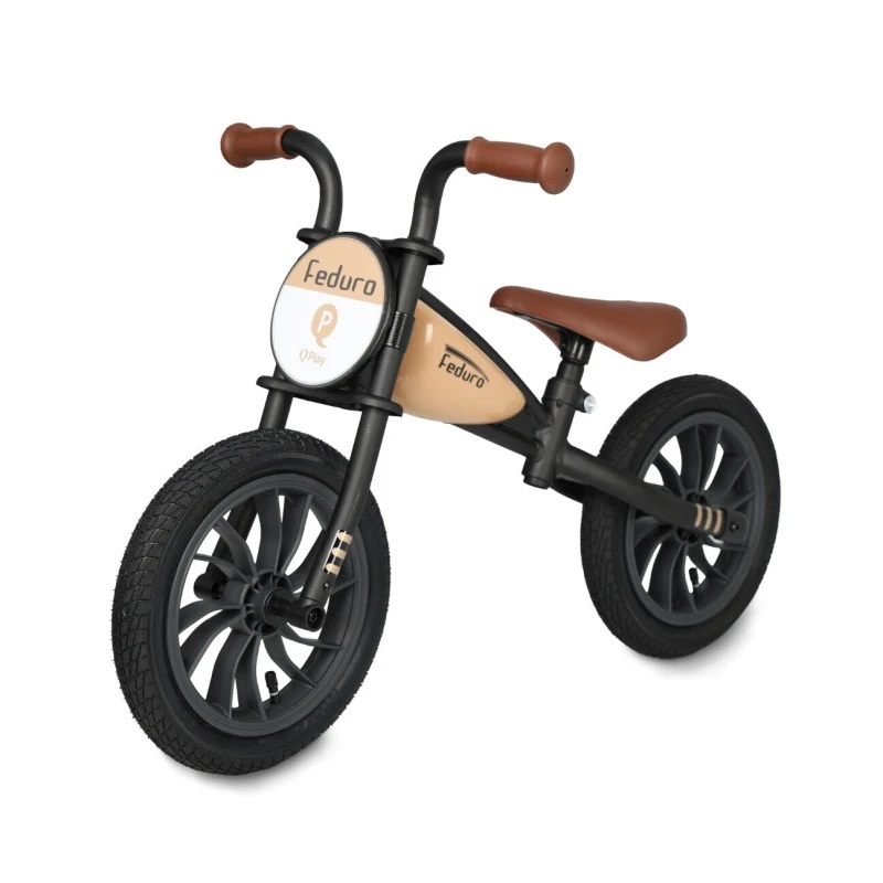 Qplay Bicicleta S/Pedales Feduro Air Super Deluxe Beige