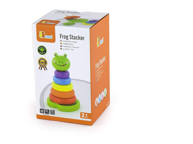 juego  apilable Mun Frog Stacker viga