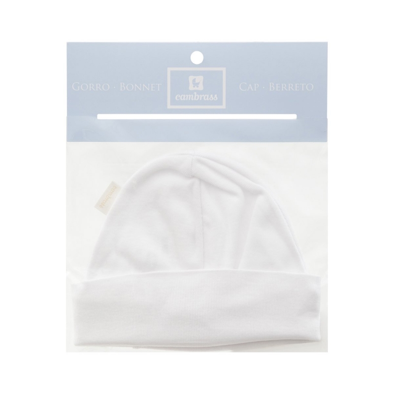 Cambrass Gorro Algodón Blanco T.0