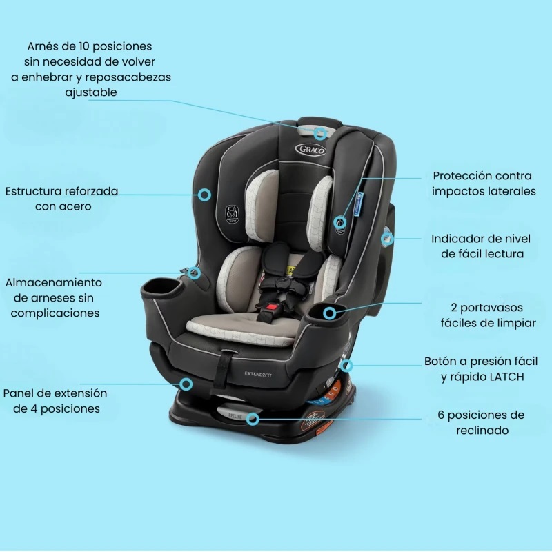 Graco Extend2fit hasta 30kg Redmond