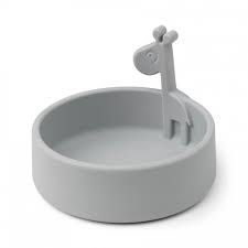 DoneByDeer Bowl Silicona PeekaBoo Gris