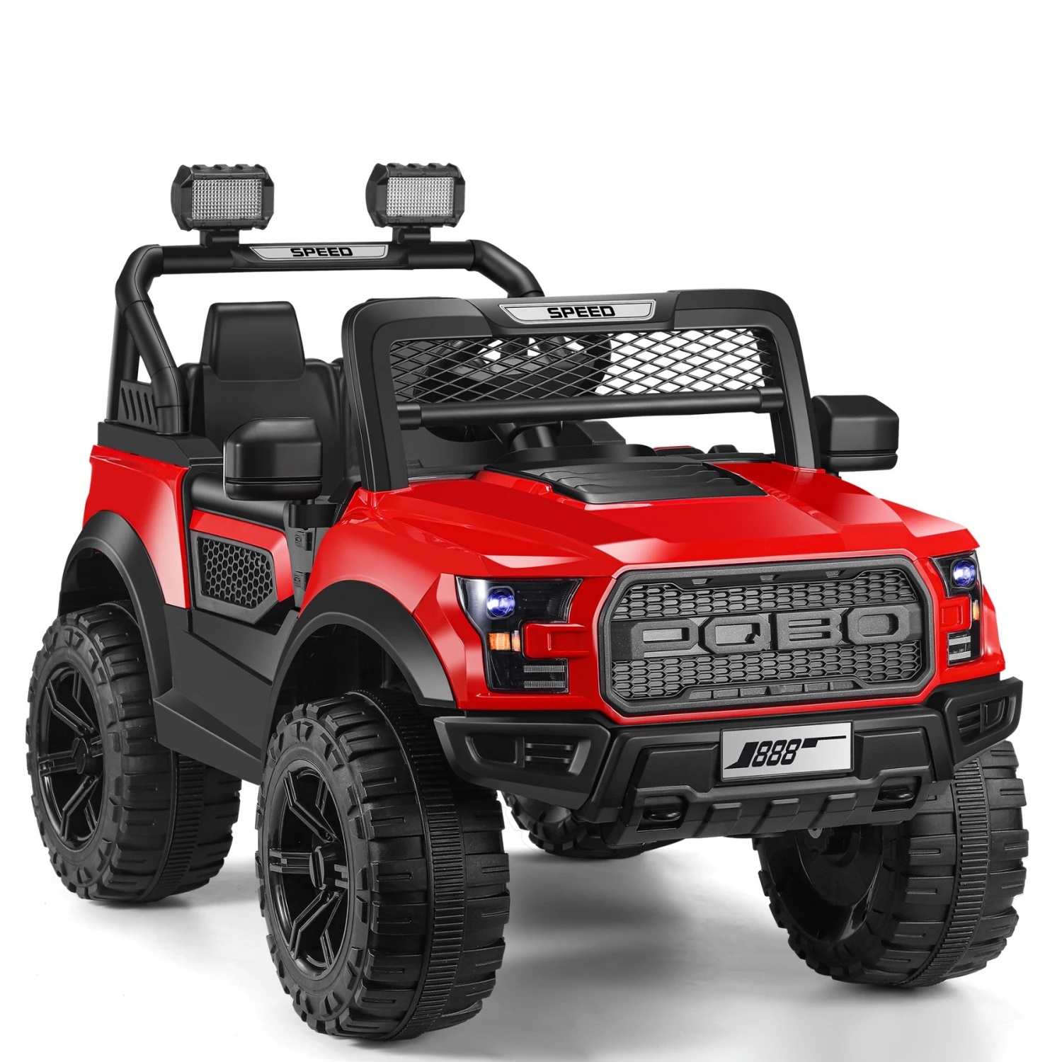 Bebesit Jeep Pick Up 12V 2 Motores Roja
