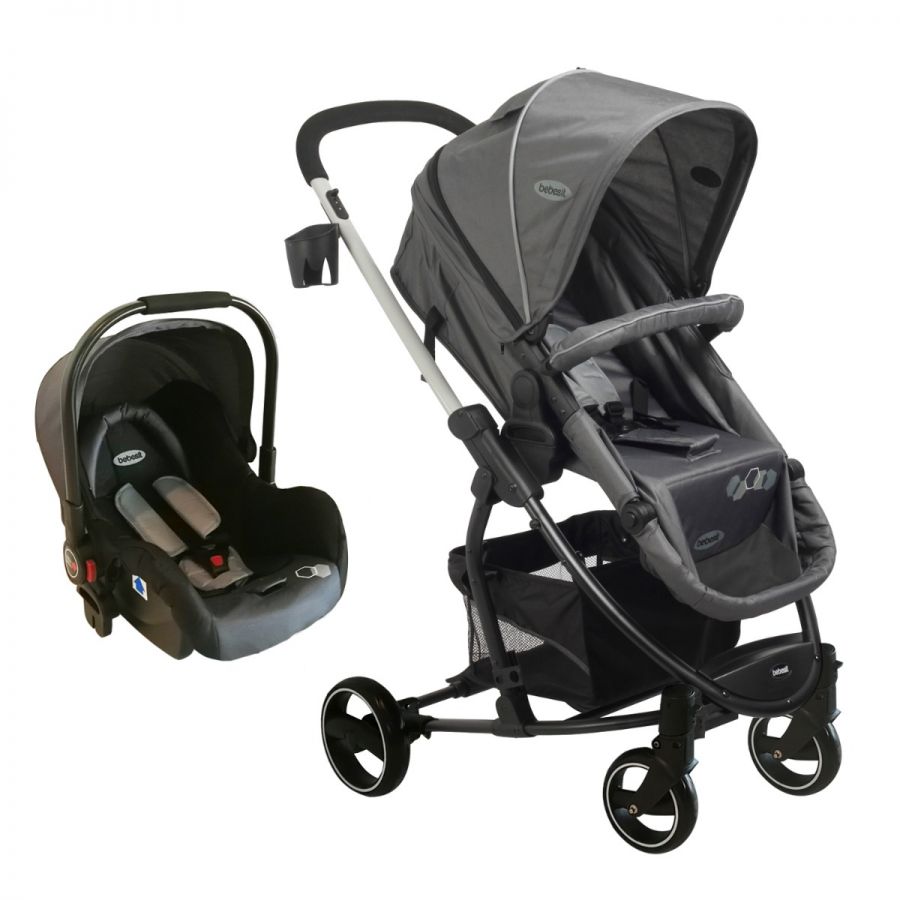 Bebesit Travel System Alfa Gris + Cubrepies