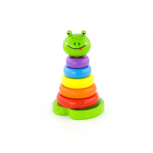 juego  apilable Mun Frog Stacker viga