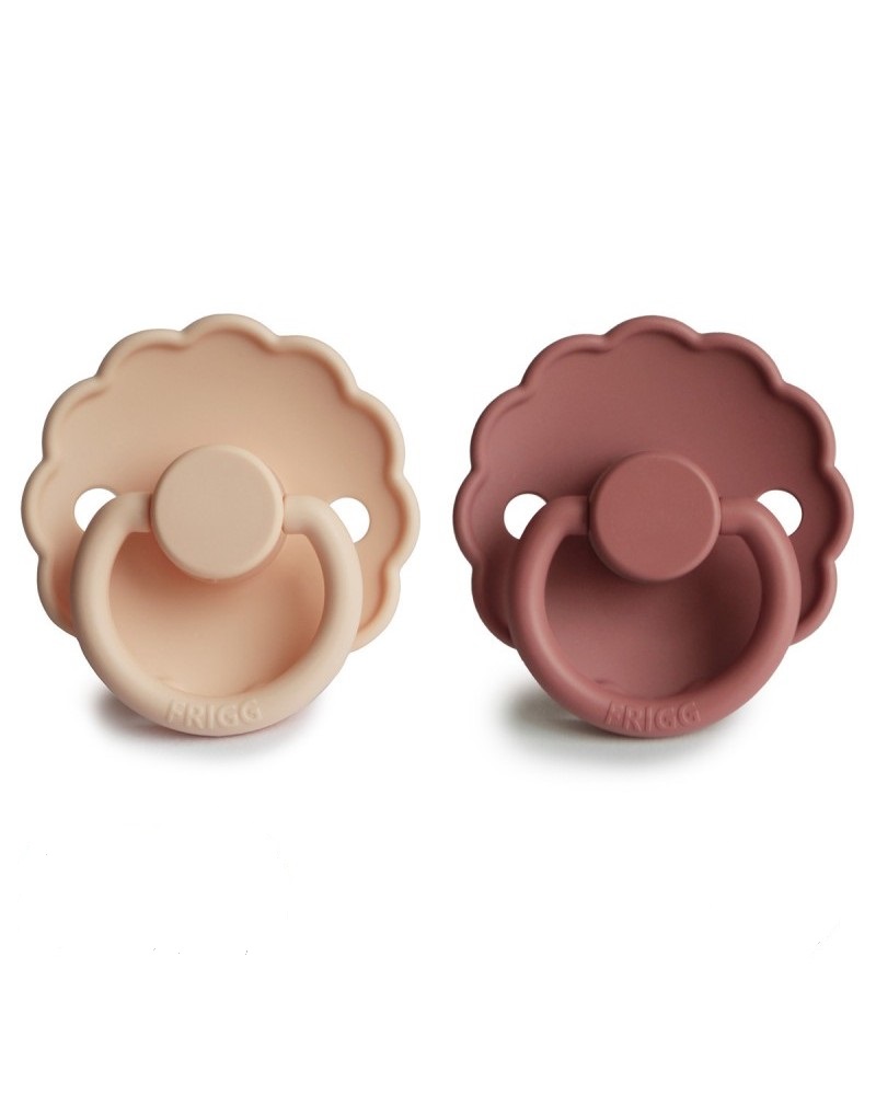 Mushie Chupetes Silicona Daisy Pack 2 Talle 1