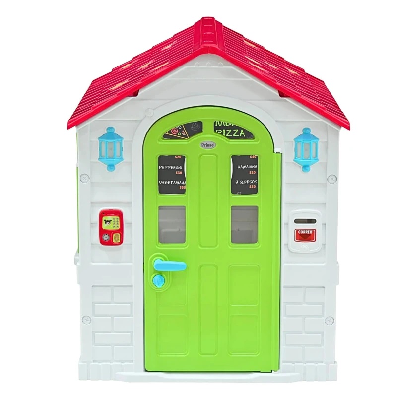 Playhouse 2 en 1 Casita y Supermercado Verde