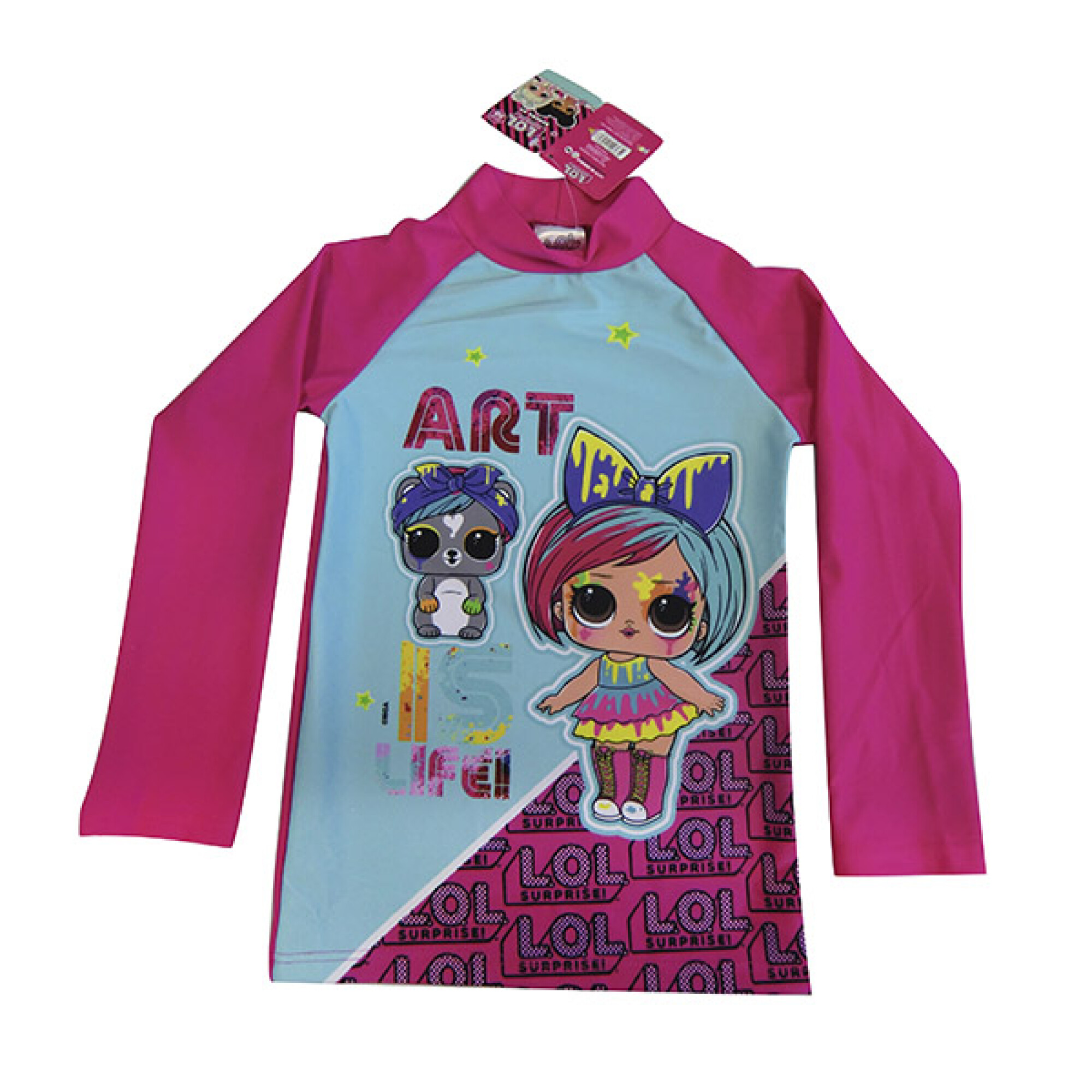 Ropa Malla Remera UV50 Lol T8