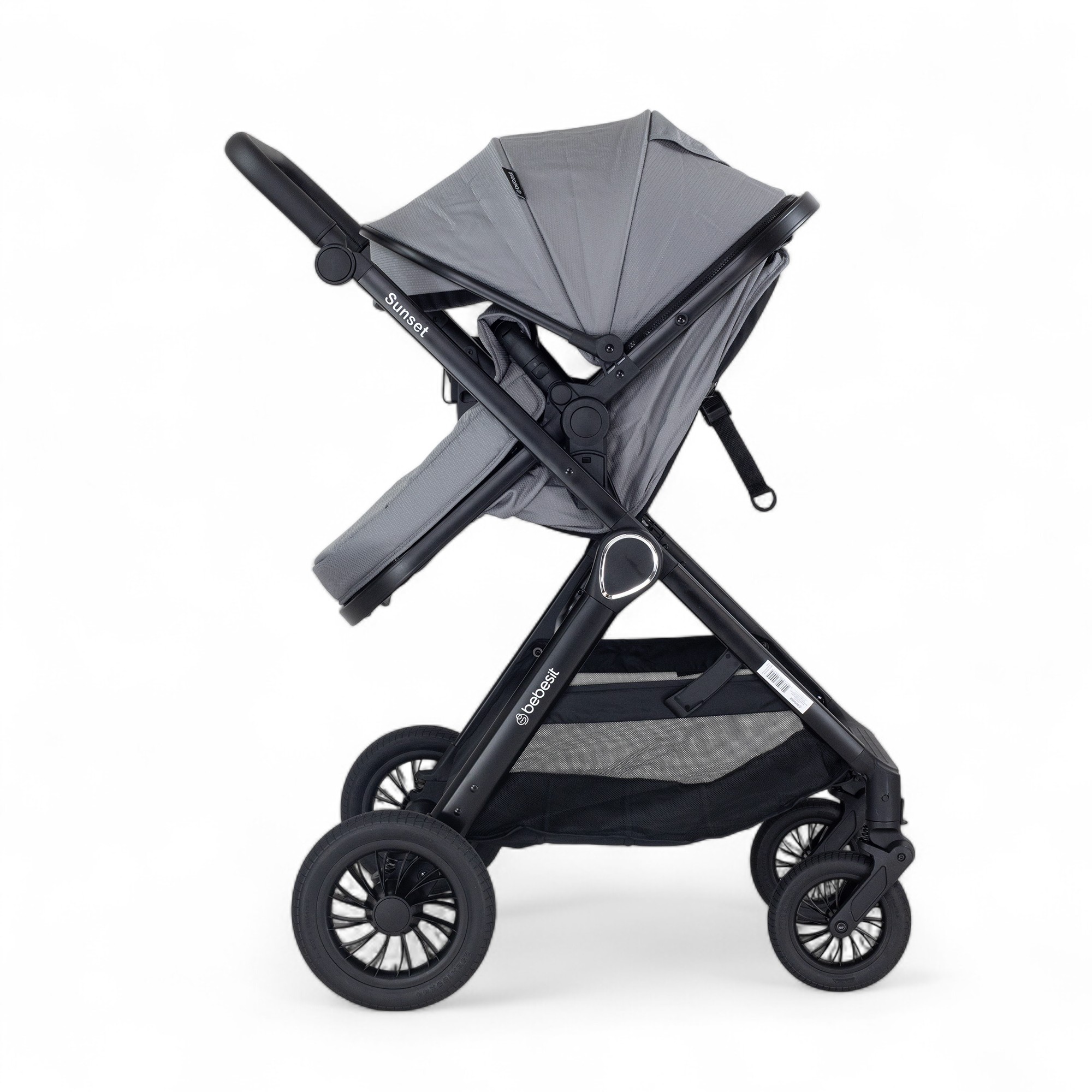 BEBESIT SUNSET TS con Baby Silla y Base gris  Isofix