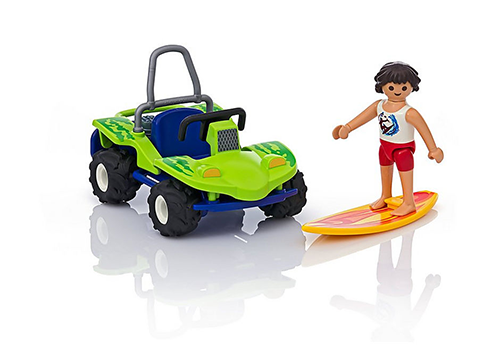 PLAYMOBIL Surfista con cuatriciclo