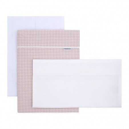 Cambrass Sabana Cuna 3pzas 100x165 Mini Windsord Rosa