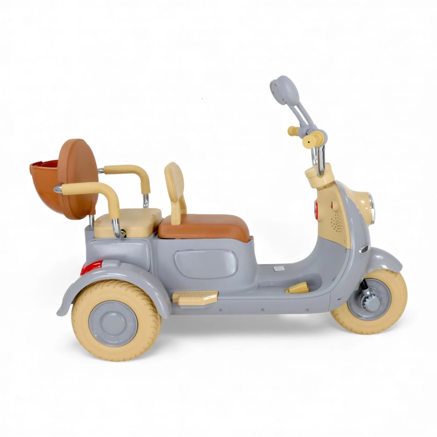 Bebesit Scooter a bateria 6 Volt Para 2 Niños